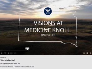 South Dakota Public Broadcasting Posts Medicine Knoll Video