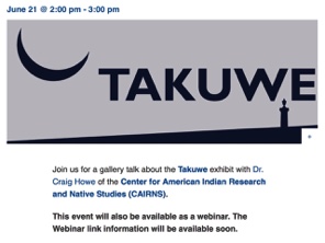 Brinton Museum Announces Takuwe Gallery Talk