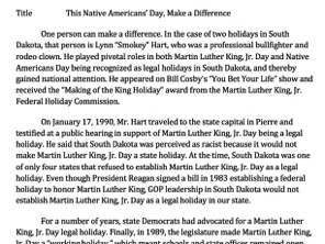 This Native Americans’ Day, Make a Difference