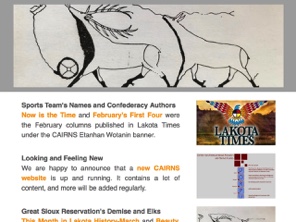 CAIRNS Newsletter 17:3 Emailed to Subscribers