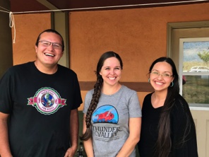 Montessori and Lakota Language Staffers Visit Wingsprings