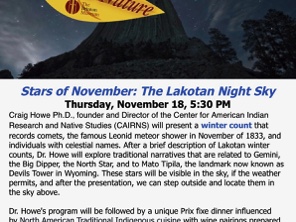 Brinton Museum to Host Lakotan Star Talk and Dinner