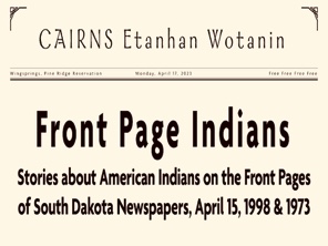 Front Page Indians - This Day in History